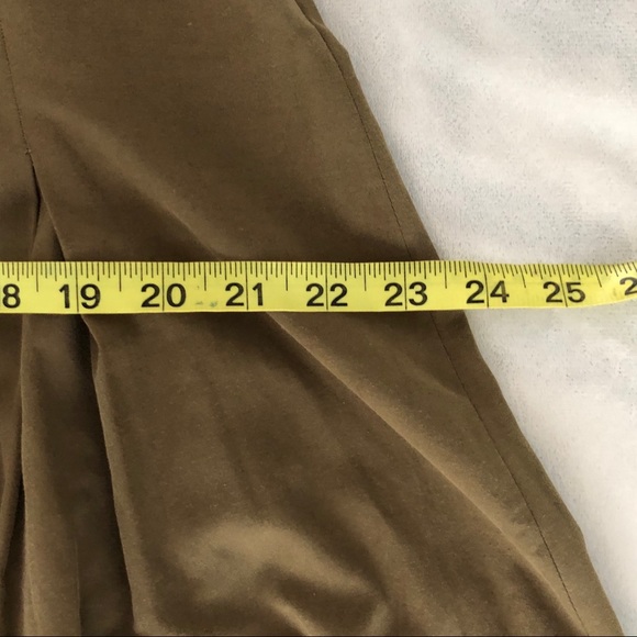 ALFANI Womens Silk Sequin Flare Skirt Brown Gold 6 - Picture 4 of 6